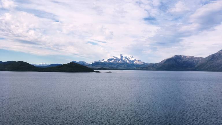 view from the navimag ferry in Chile
