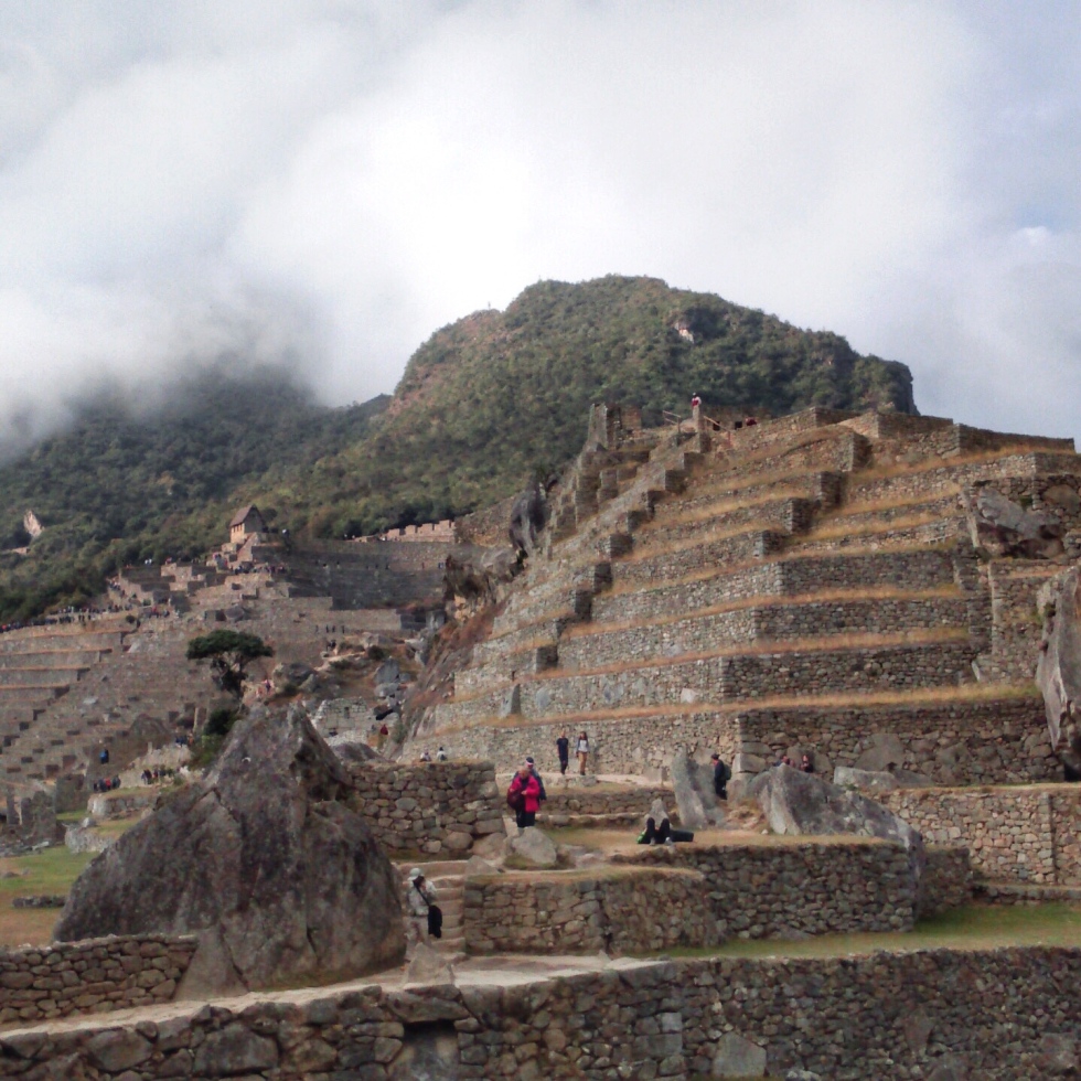 A temple at Machu Picchu