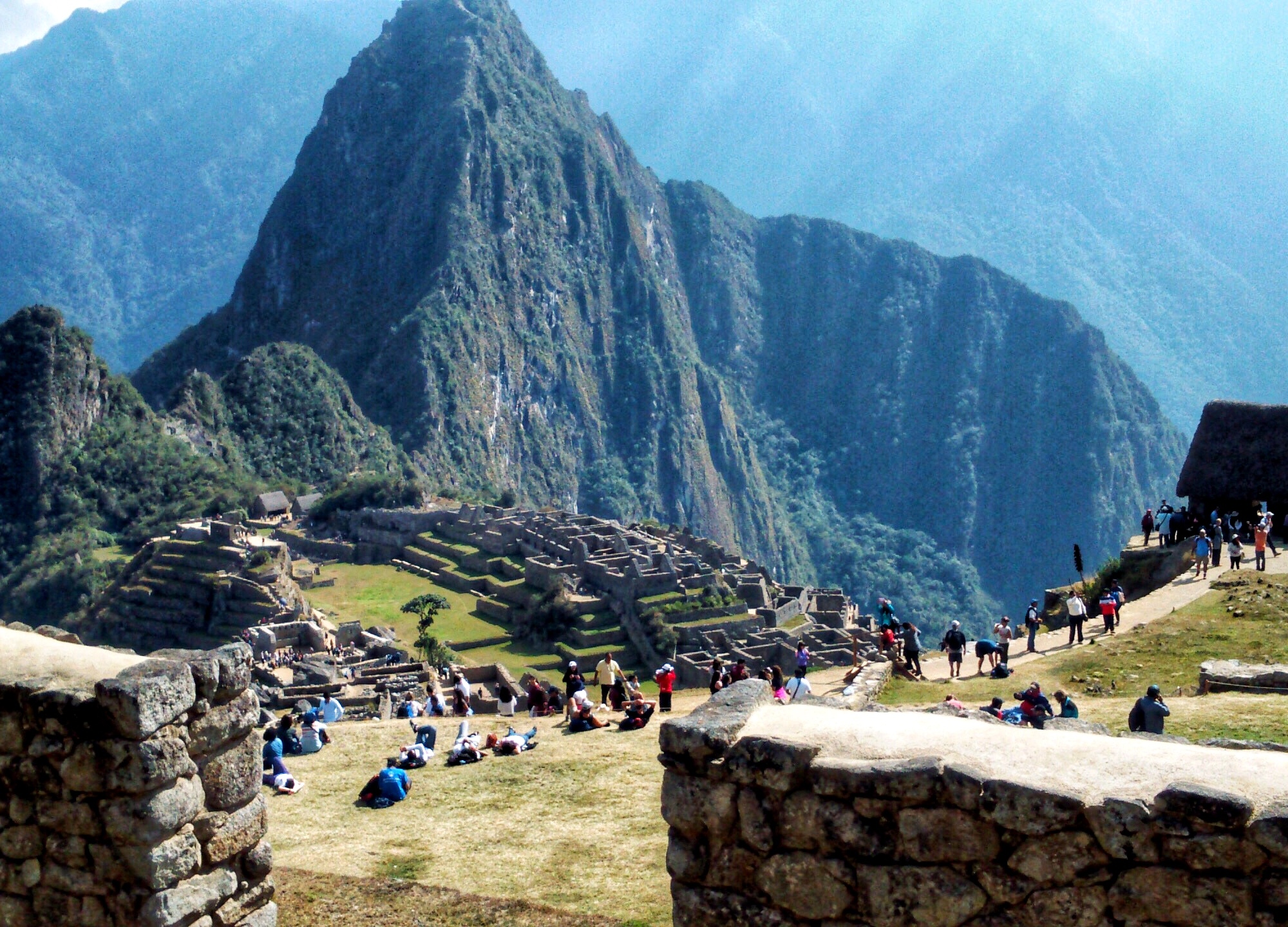 The view from Machu Picchu
