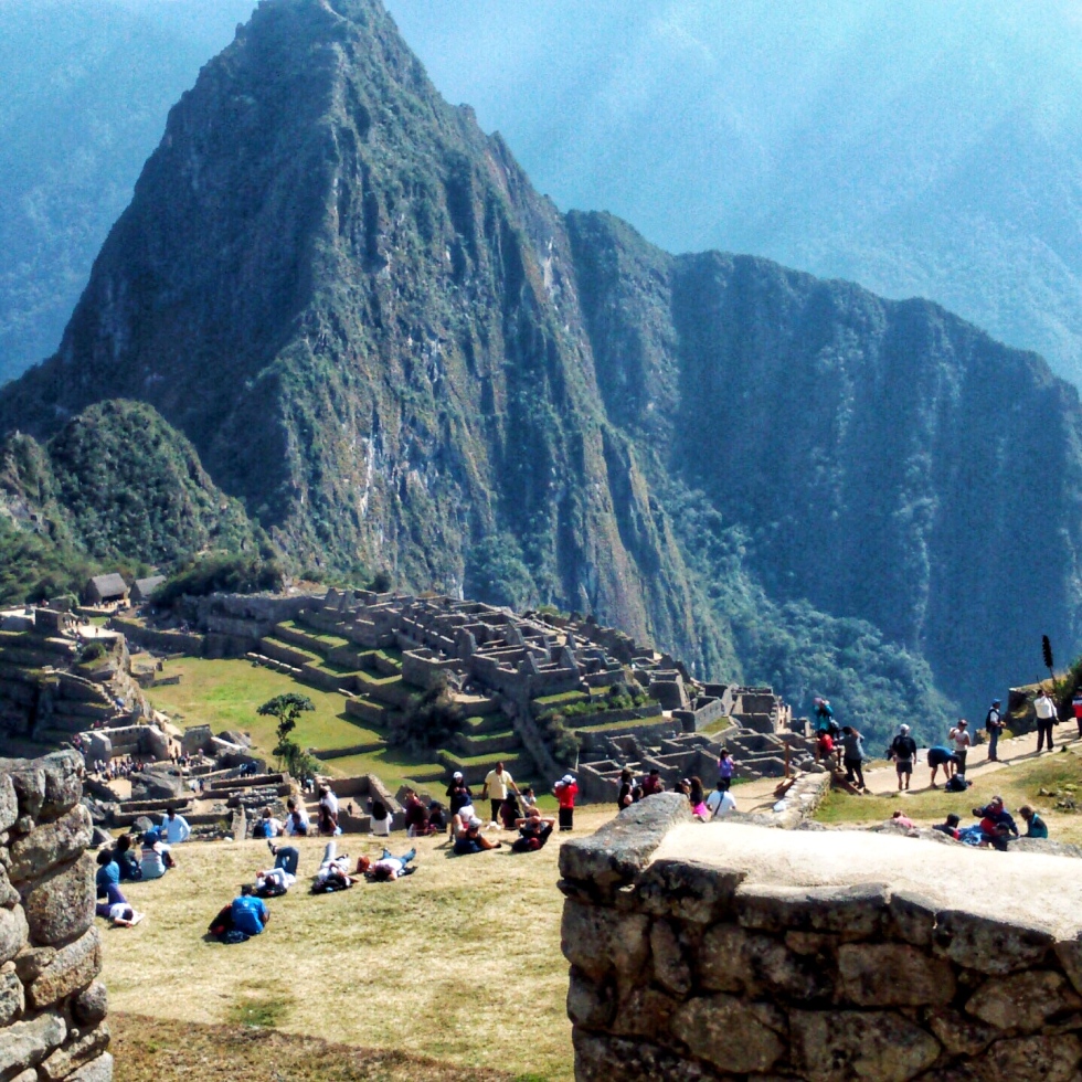 The view from Machu Picchu